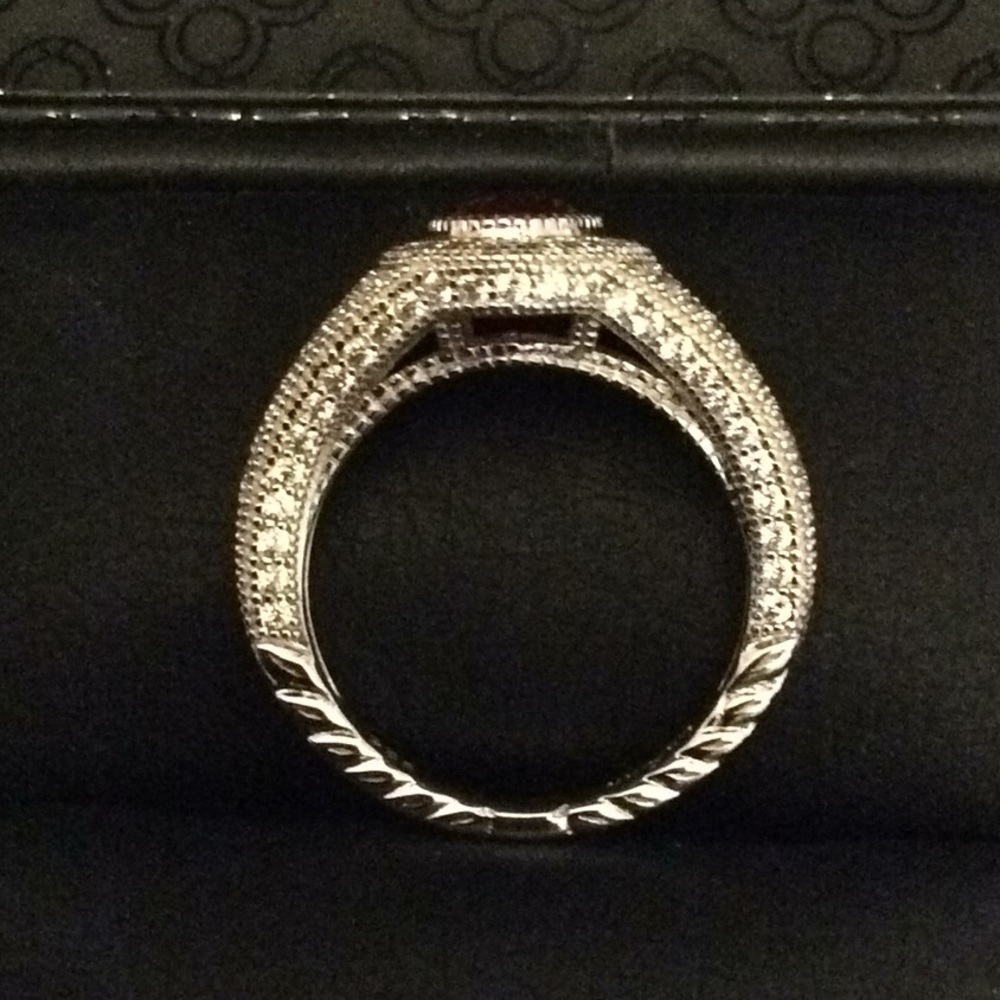 Ruby Cocktail Ring Size 5 - Picture 3 of 8